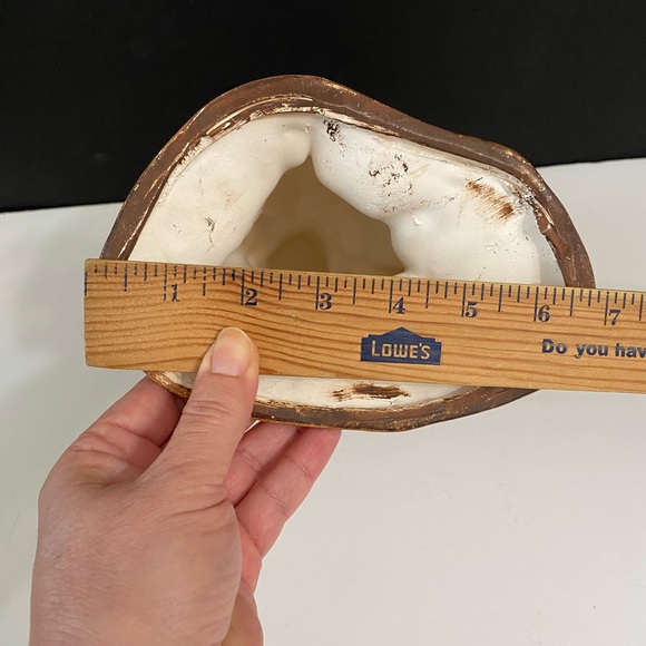 Christmas Ceramic By Eloise Santa Donkey And Tree 9 Inches Tall Rare 1988 Mold - Picture 8 of 10